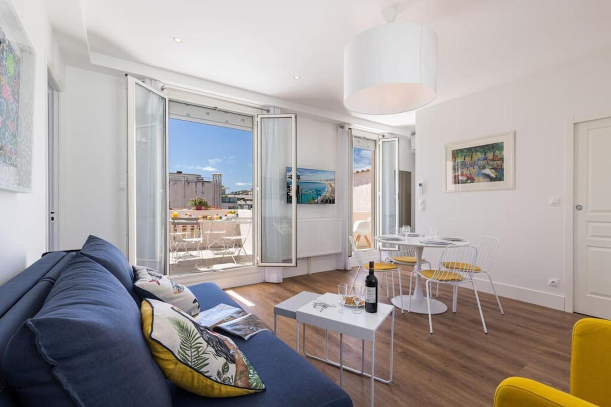 Spitalieri- Sunny Terrace With View -New Apartment 니스 외부 사진