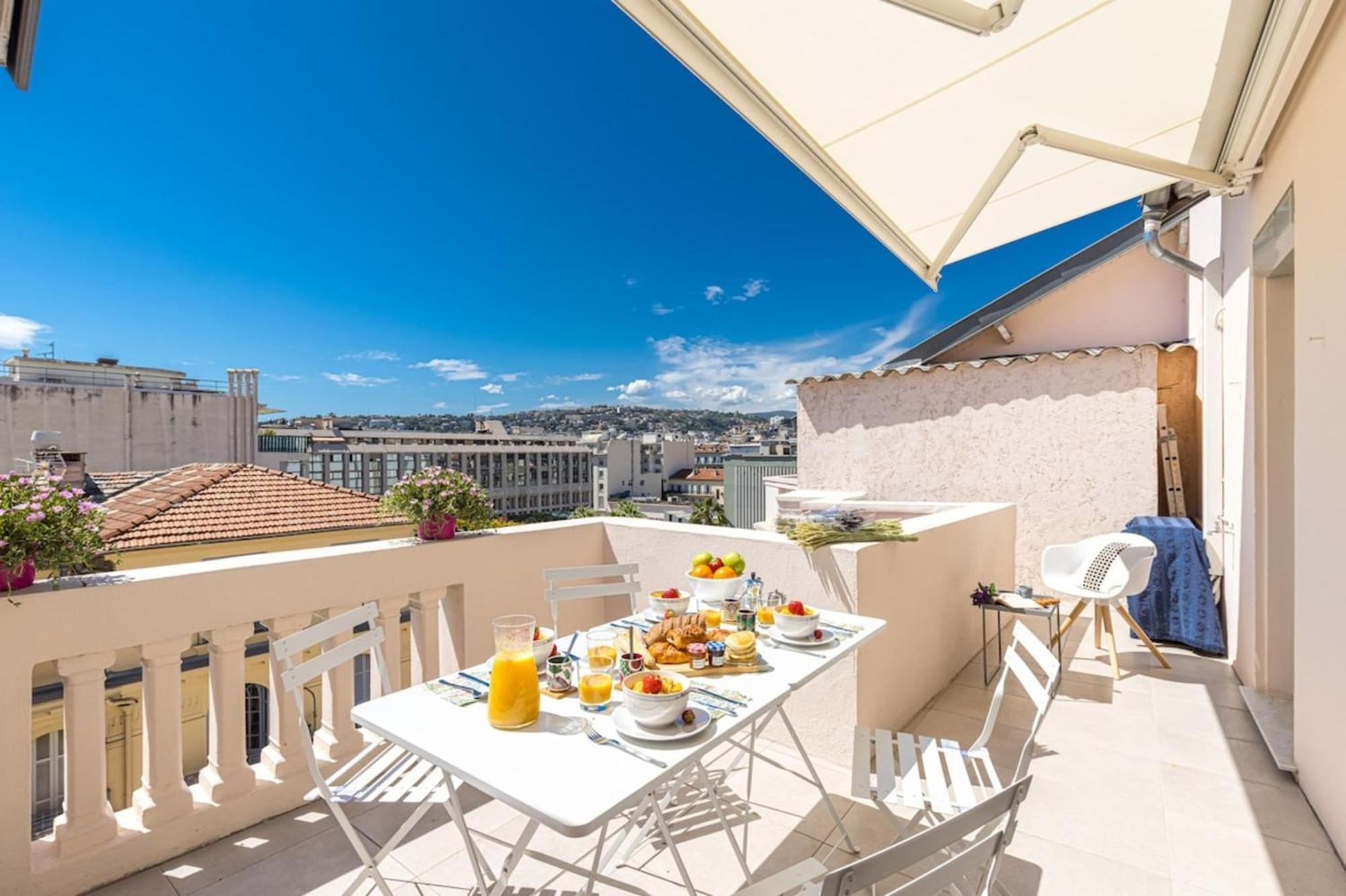 Spitalieri- Sunny Terrace With View -New Apartment 니스 외부 사진